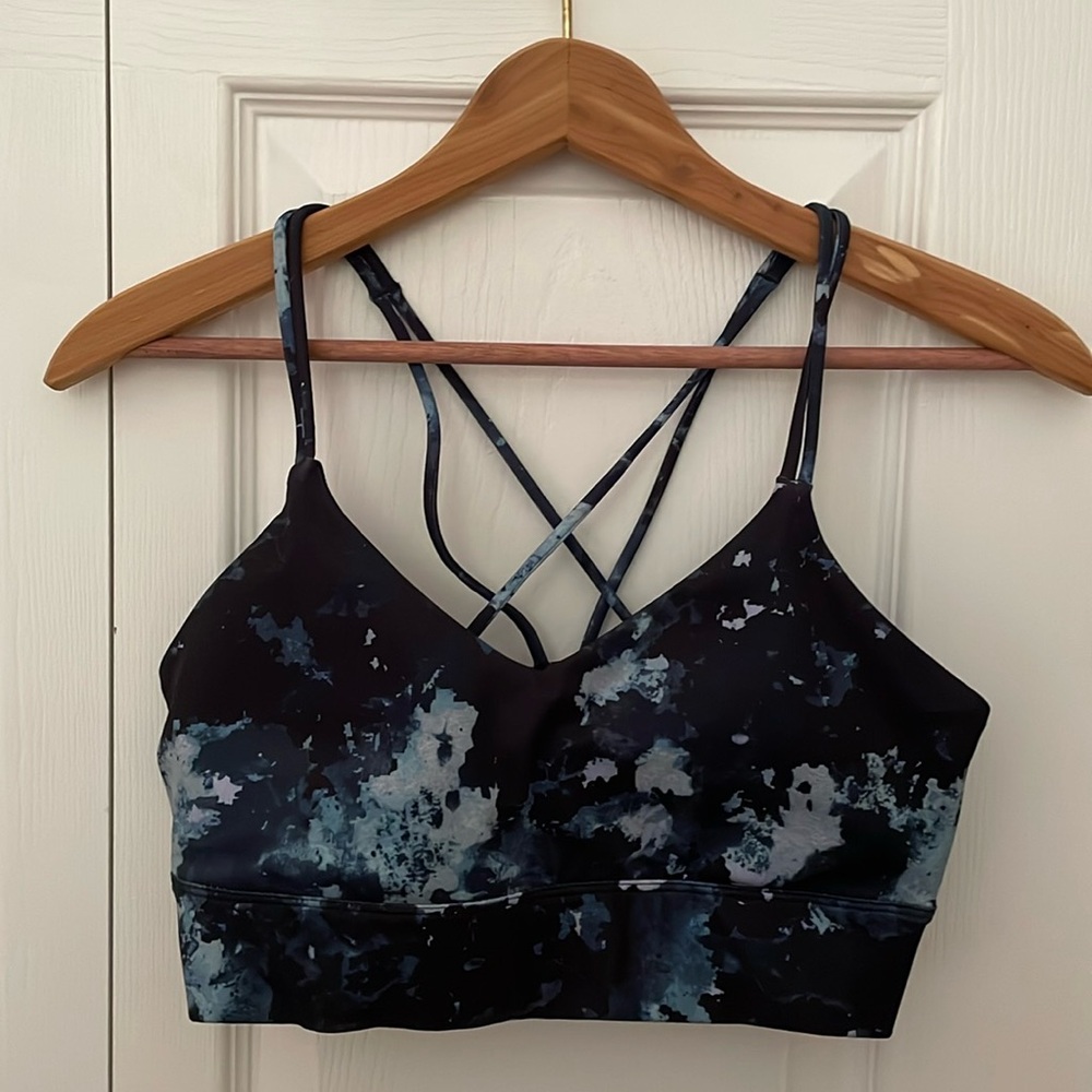 JoyLab BlueStrappy Comfy Wireless Sports Bra size Medium